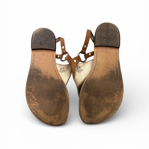 Sam Edelman Greta Brown Leather Sandals - Picture 3 of 3